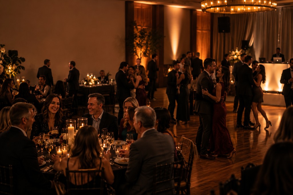 Private party celebration with DJ entertainment
