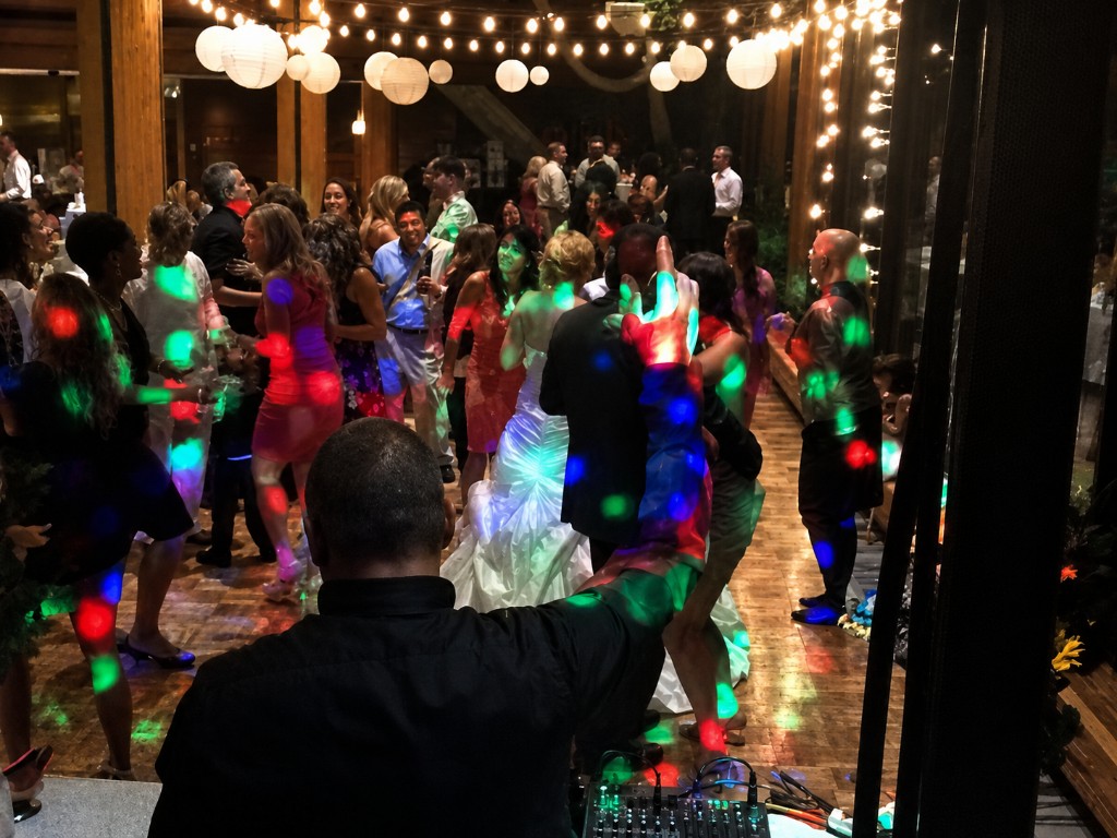 Myrtle Beach wedding DJ reception with dancing guests